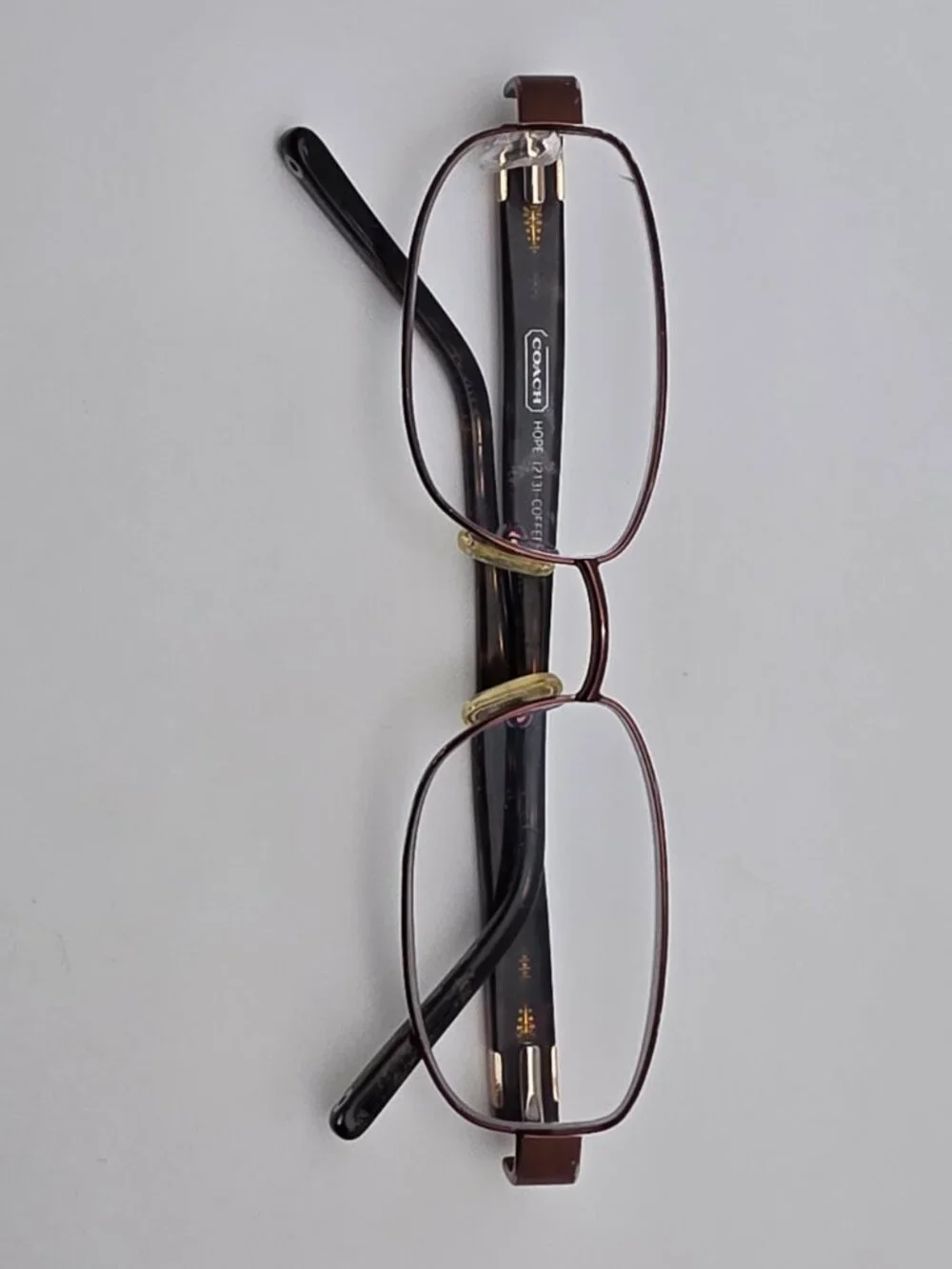 Coach Hope 213 Coffee Eyeglasses Frame w/ Flexhinge and Case 53-16-135